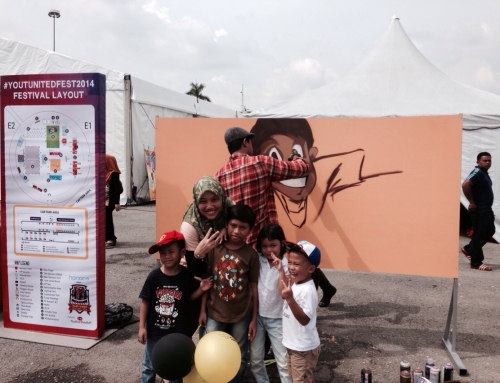 Youth United Festival 2014 – Graffiti Artists at work