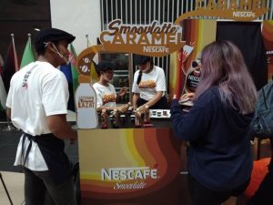 Nescafe Smoovlatte Roadshow 2019 - Booth with Crowd