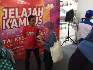 Honda Campus Invasion - student