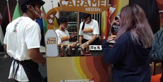 Nescafe Smoovlatte Roadshow 2019 - Booth with Crowd